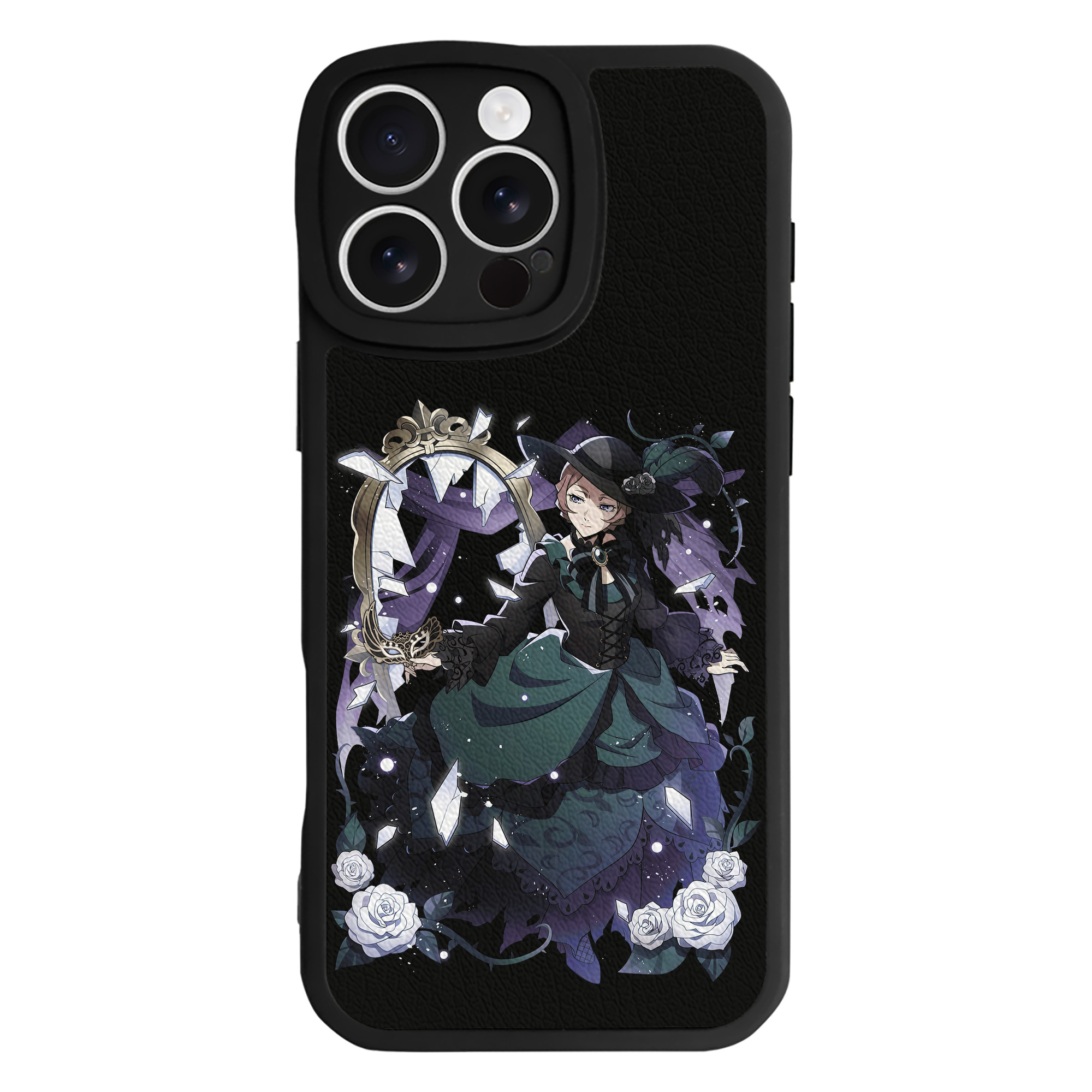 （画像用） 文豪ストレイドッグス Bungo Stray Dogs 【iPhone 16シリーズ対応】シリコンスマホケース（レザー調） 材質：シリコン